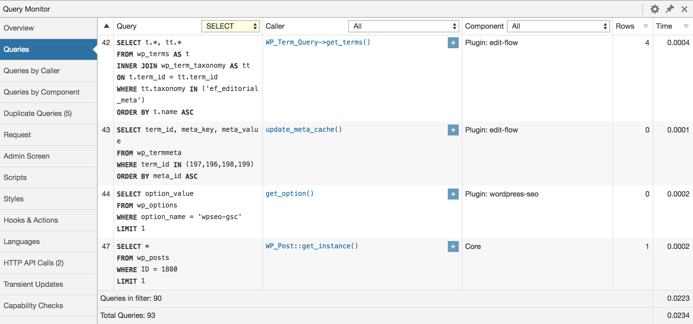 Query Monitor